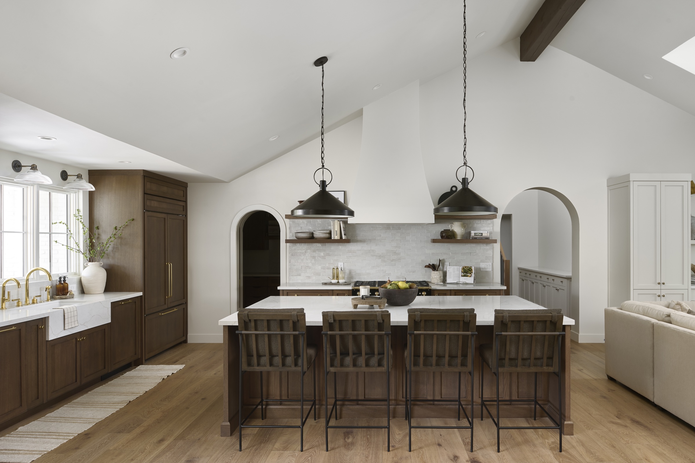 Kitchen in the completed Paisano Circle remodel